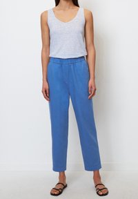 Marc O'Polo Tygbyxor - blue