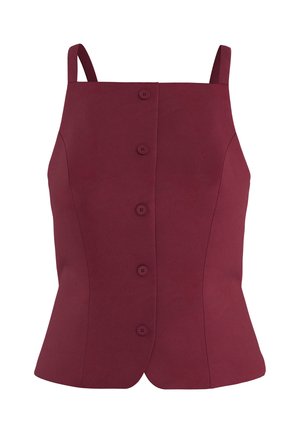 HYPEDROP, WESTE HDPETAL STRAP - Vest - windsor wine