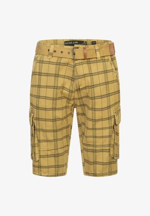 INDICODE JEANS, MONROE - Jeansshort - amber check