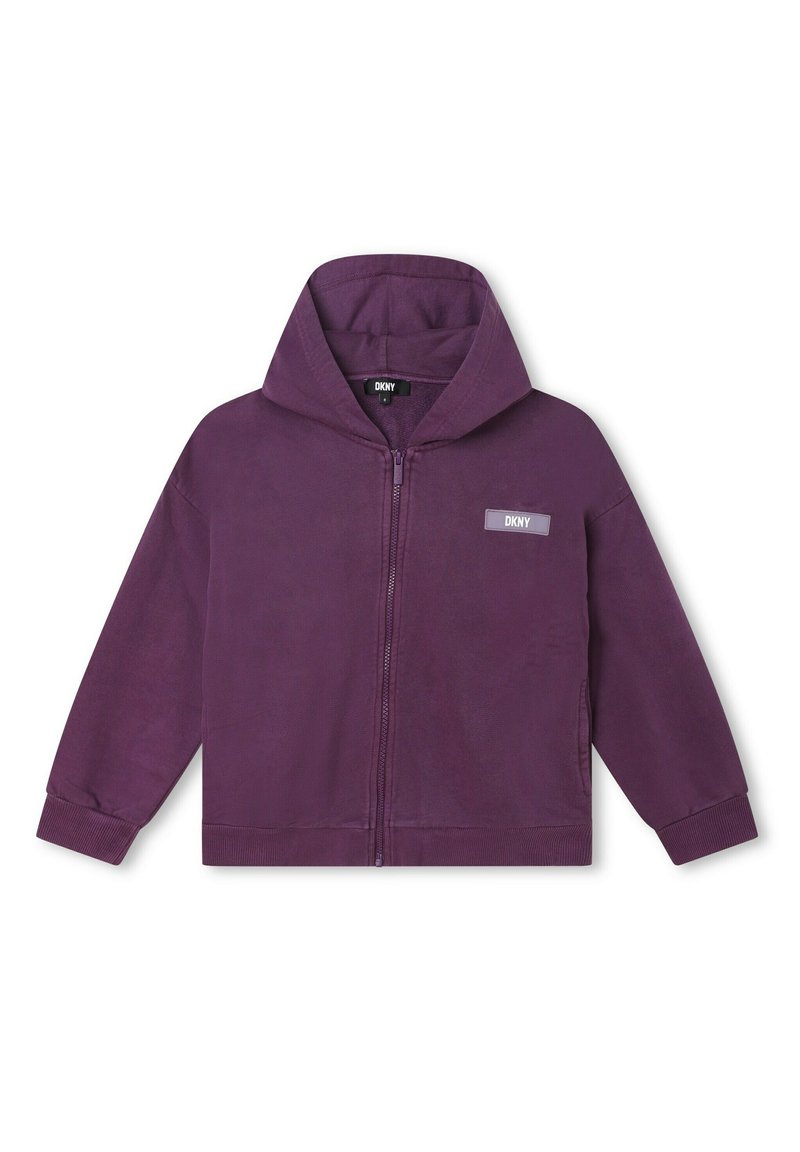 DKNY Zip-up sweatshirt purple