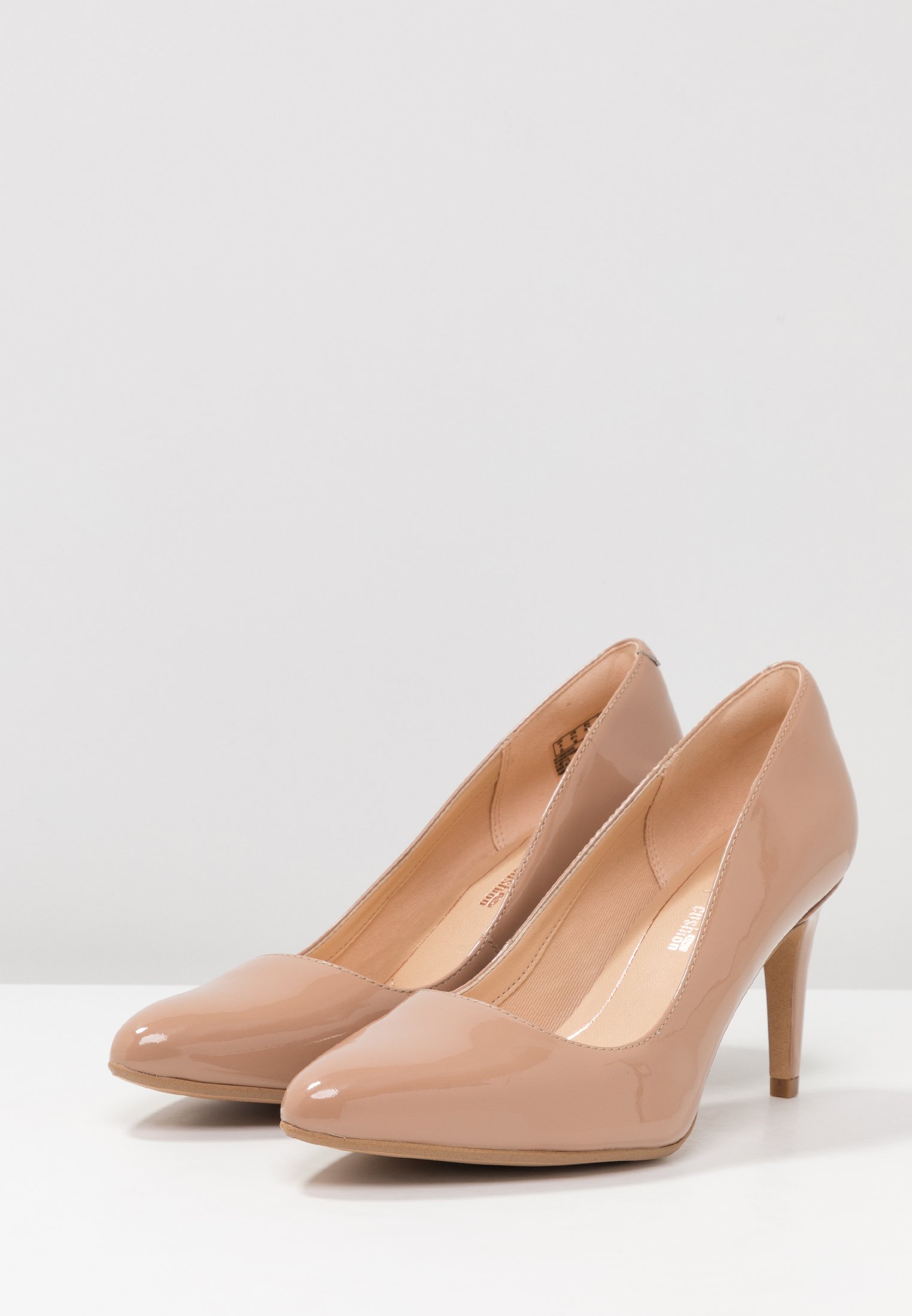 clarks nude heels