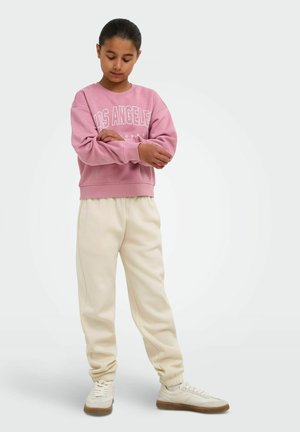 ONLY GIRLS, TROUSERS KOGSWEAT REGULAR FIT TROUSERS - Træningsbukser - birch