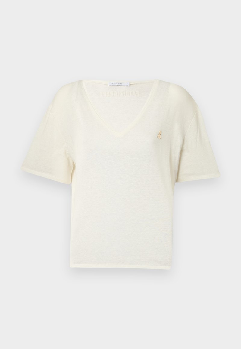 PATRIZIA PEPE T-shirt basic wit PATRIZIA PEPE T-shirt basic wit