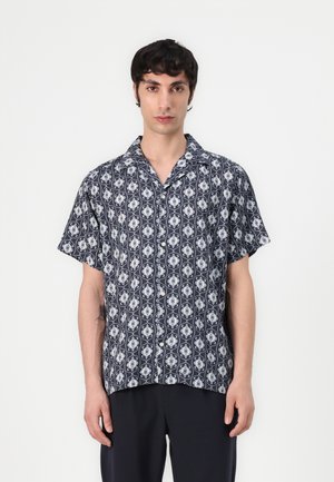 ORNAMENT SHIRT - Marškiniai - dark navy/light blue