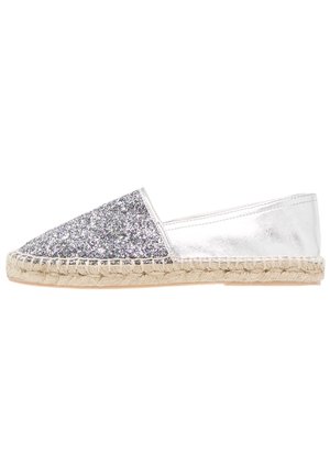 Espadrilles - silver-coloured