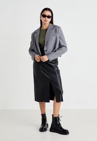 HARLOW - Bottines à plateau - full black