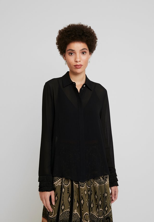 NICOLETTE - Overhemdblouse - schwarz