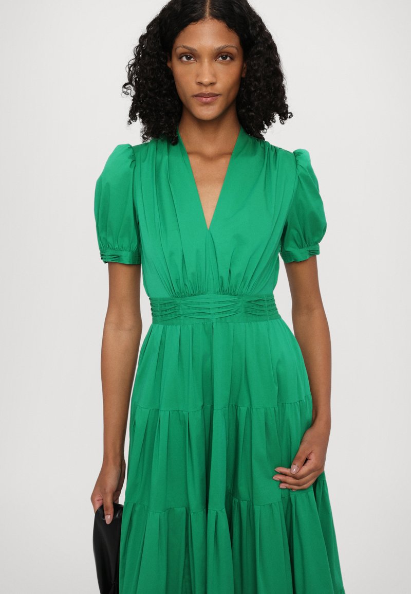 diane von furstenberg green dresses Abigail Silk Jersey Maxi Wrap Dress – Diane von Furstenberg main image 1
