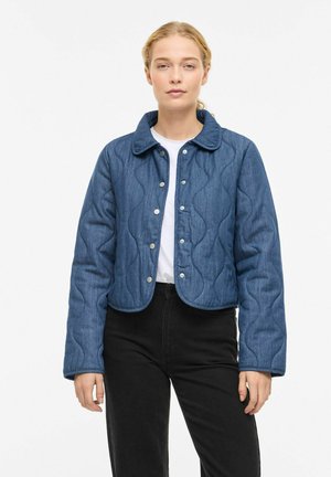 VIMALONA GEKNÖPFTE - Teksajakk - medium blue denim