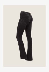 Sélectionné, black jeans seams on tone