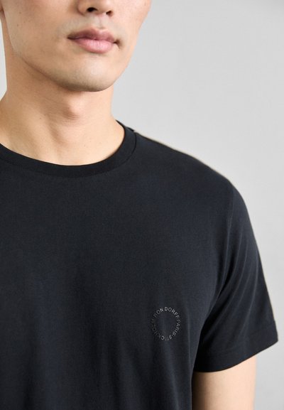 Ron Dorff PIPING - Basic T-shirt - black