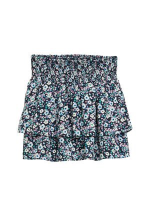 MIT ALLOVER-PRINT - A-vonalú szoknya - blue multicolor flower print