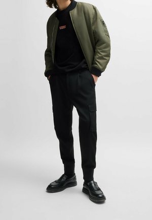HUGO, T-shirt imprimé - black