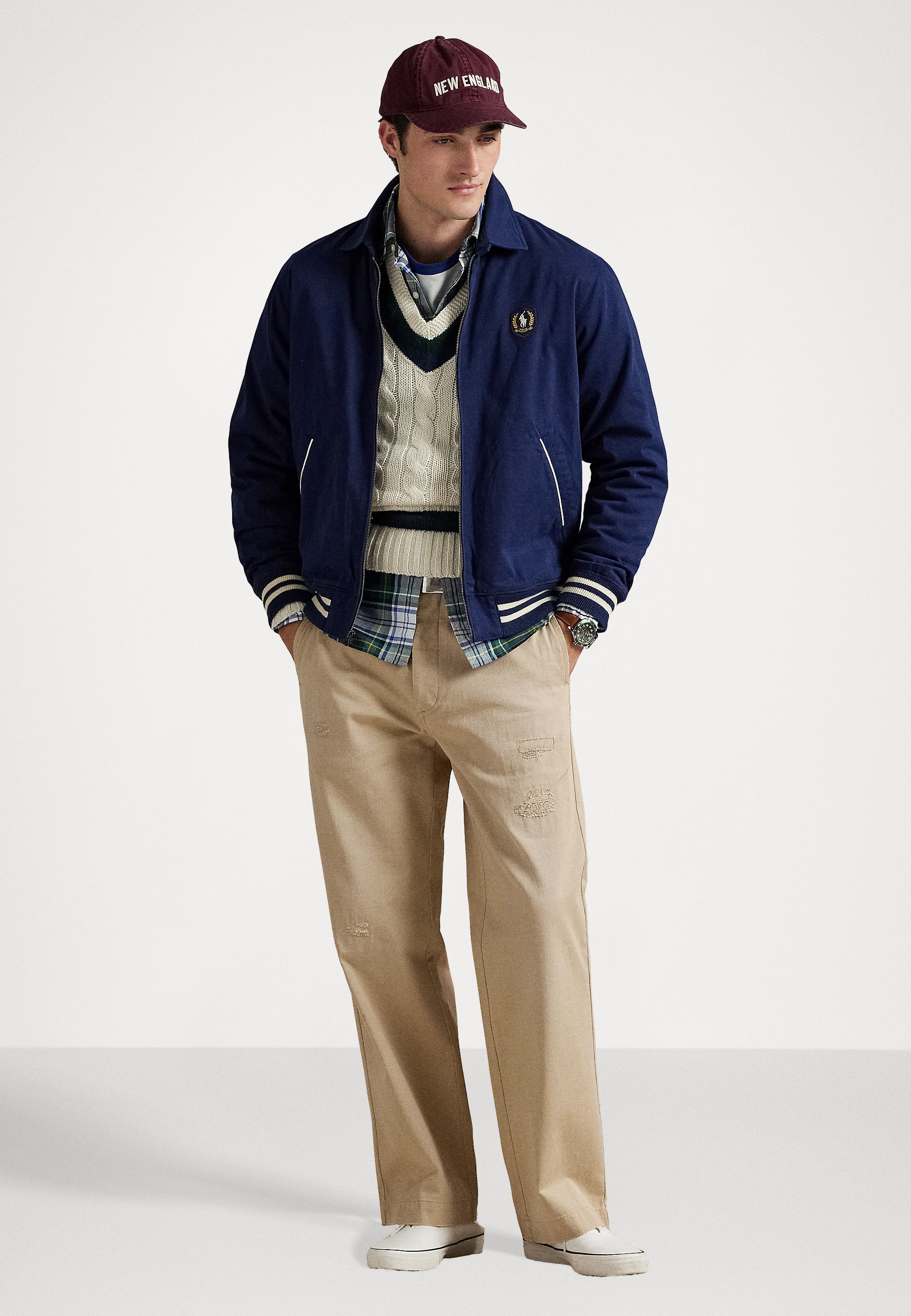 Polo Ralph Lauren PONY-PATCH TWILL JACKET - Blusão aviador