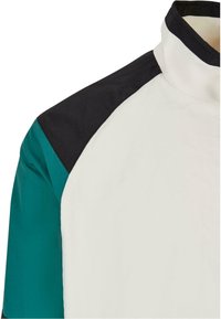 Starter RETRO  - Poletna jakna - palewhite darkfreshgreen black