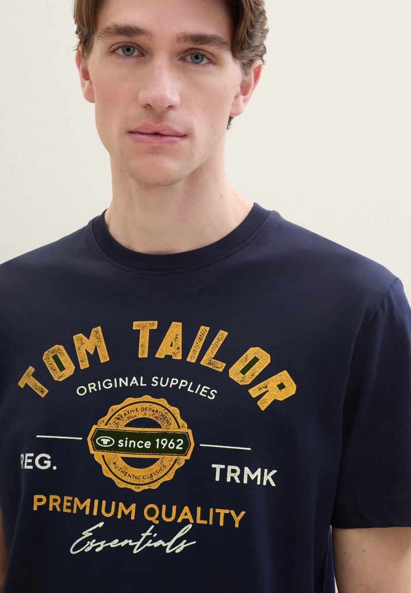 T-shirt Homme Tom Joules Occasion - Taille S - Couleur Blue Teak - Coton - Très Bon état