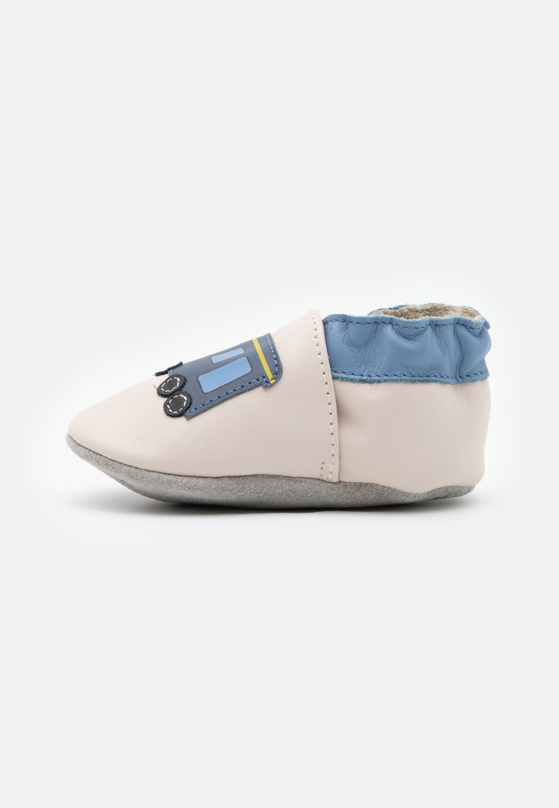 Kinder Sneaker | Robeez CONTROL STATION Krabbelschuh beige/clair/bleu/grau - MT93370 Kinder Sneaker | Robeez CONTROL STATION Krabbelschuh beige/clair/bleu/grau - MT93370