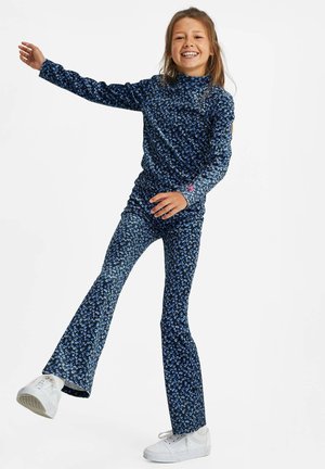 MET VELVET BLOEMENDESSIN - Longsleeve - blue
