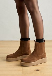 Geox Botines de cuña - brown