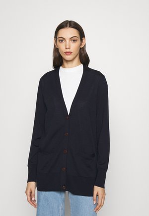 LONG BUTTON UP CARDIGAN - Neuletakki - preppy navy