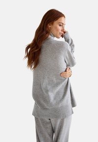 Monoprix COL MONTANT - Pullover - gris chine clair