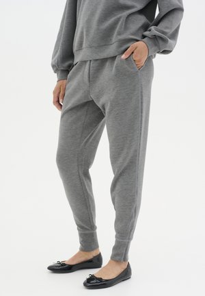 Tracksuit bottoms - dark grey melange