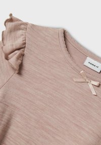 Name it MIT LANGEN ÄRMELN SLIM FIT - Stickad tröja - shadow gray