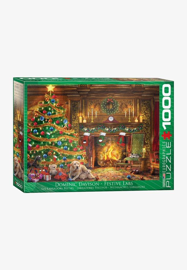 DOMINIC DAVISON  WEIHNACHTS LABRADORS  – Puzzle