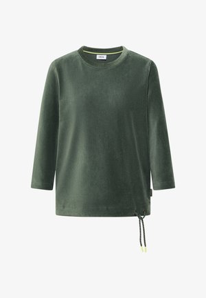 Cecil, 3/4-ARM SHIRT AUS CORD MIT TUNNELZUG - Longsleeve - dried olive green