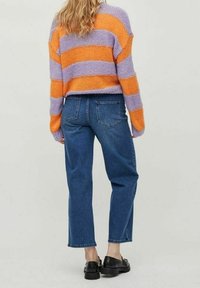 VILA Stickad tröja - orange