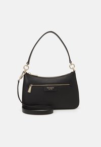 PEBBLED CONVERTIBLE CROSSBODY - Käekott - black