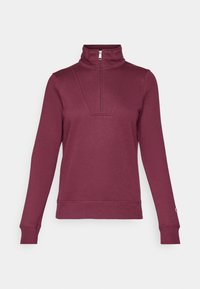 ICONS TONAL HALF ZIP - Sportska majica - bordeaux
