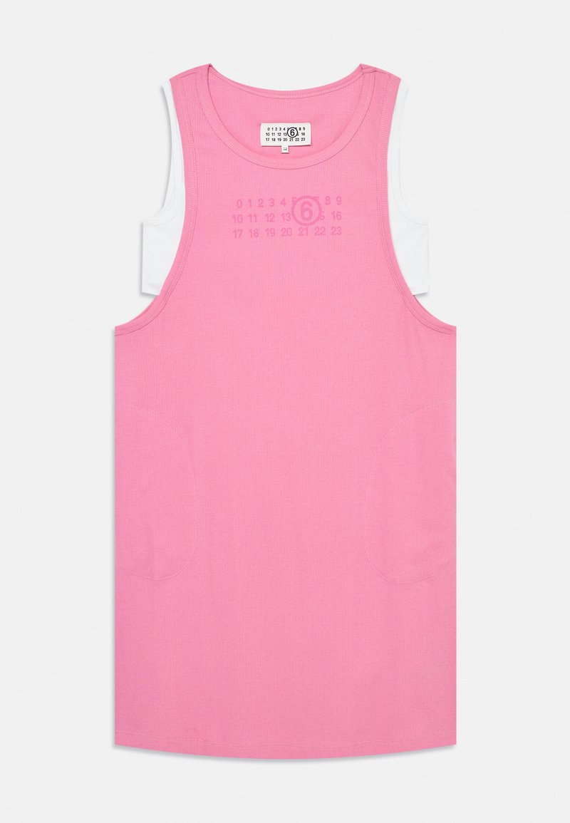 MM6 Maison Margiela Jerseyjurk donkerroze MM6 Maison Margiela Jerseyjurk donkerroze