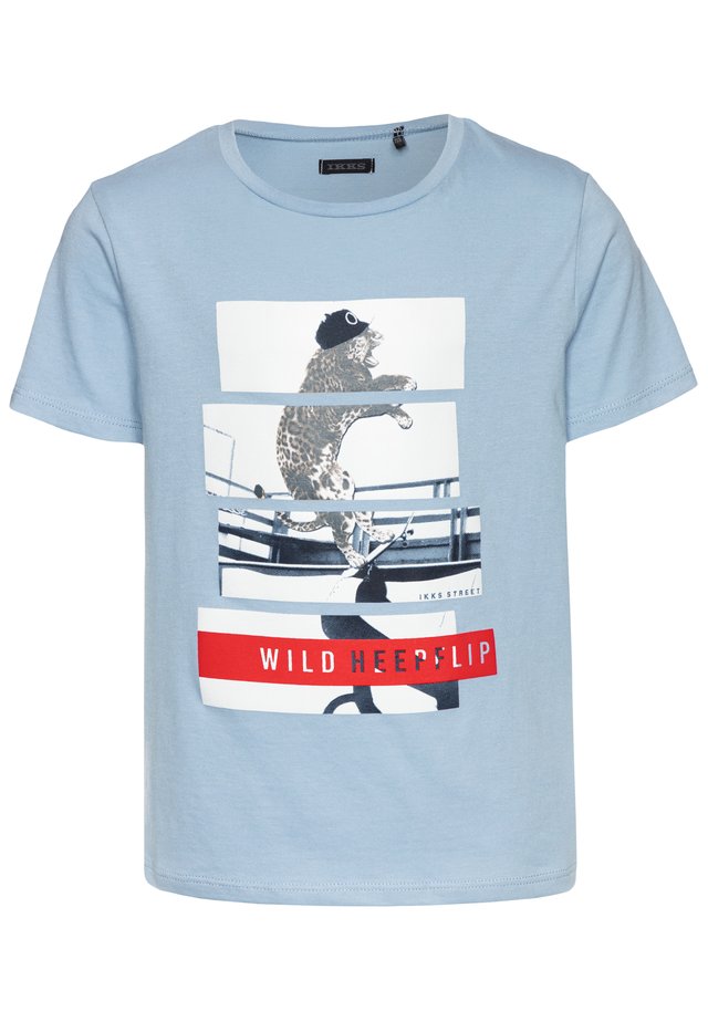 T-shirt imprimé - bleu ciel