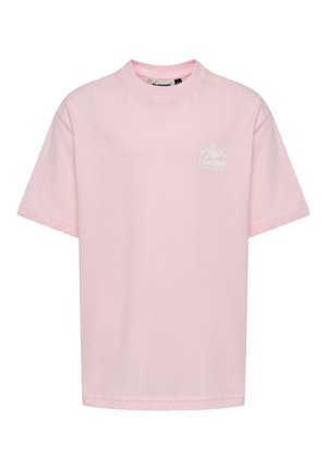 LOOSE S/S STADIUM - T-shirt imprimé - pink-a-boo