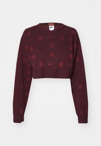 Jumper - burgundy crush/bright crimson