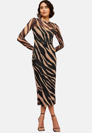 Friends Like These LONG SLEEVE MIDI - Päevakleit - brown