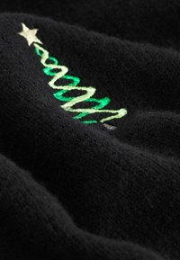 Next Džemper - black christmas tree short sleeve