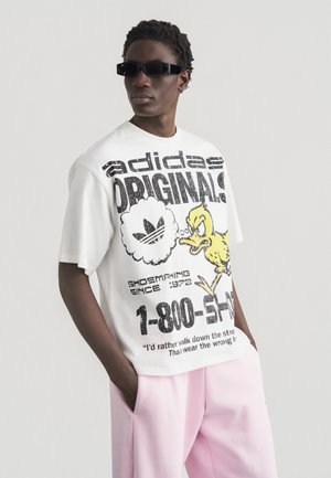 DUCK TEE - Potiskana majica - white