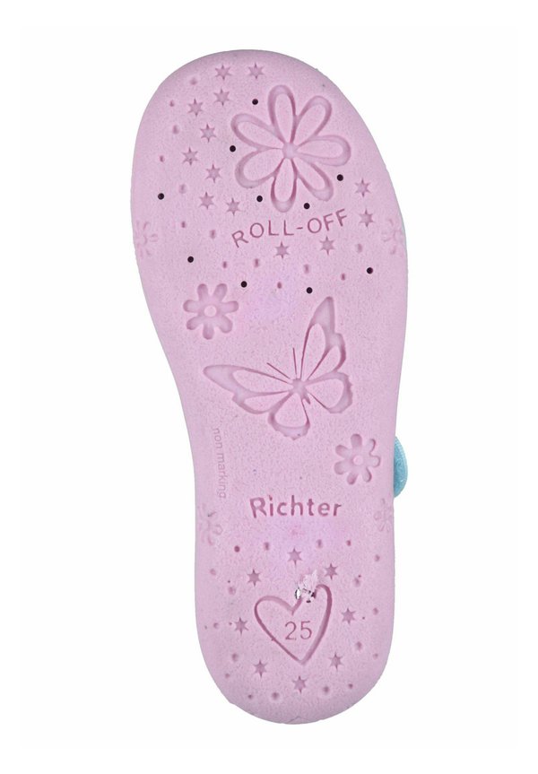 MIA – Riemchenballerina – turquoise printstars