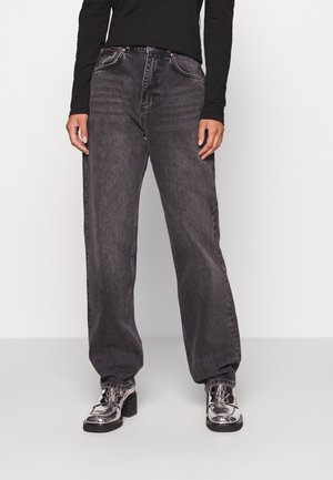 Straight leg jeans - black denim