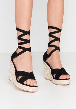 Sandali con tacco - black