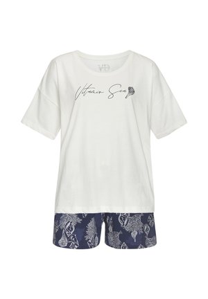 Badeshorts - creme-gemustert