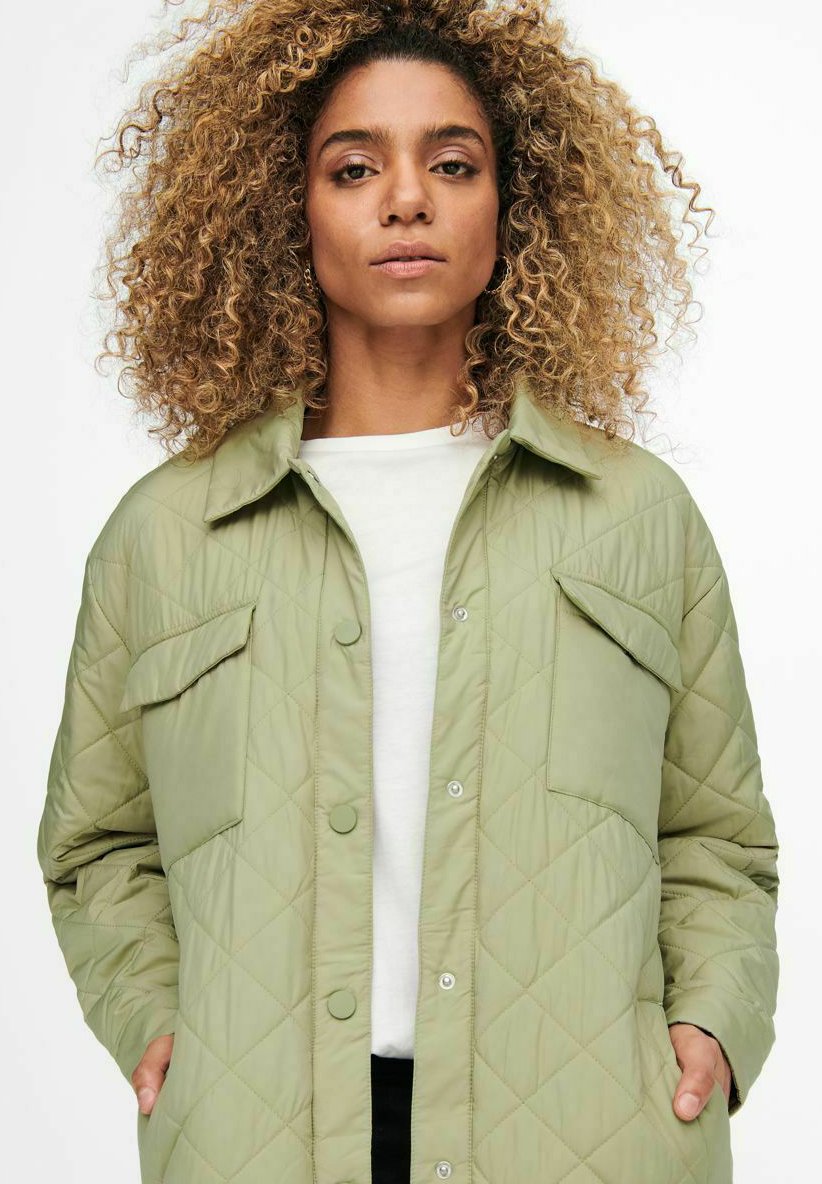 ONLY ONLY - Short coat - green - Zalando.de