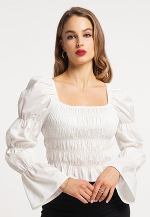 faina, Blouse - wollweiss