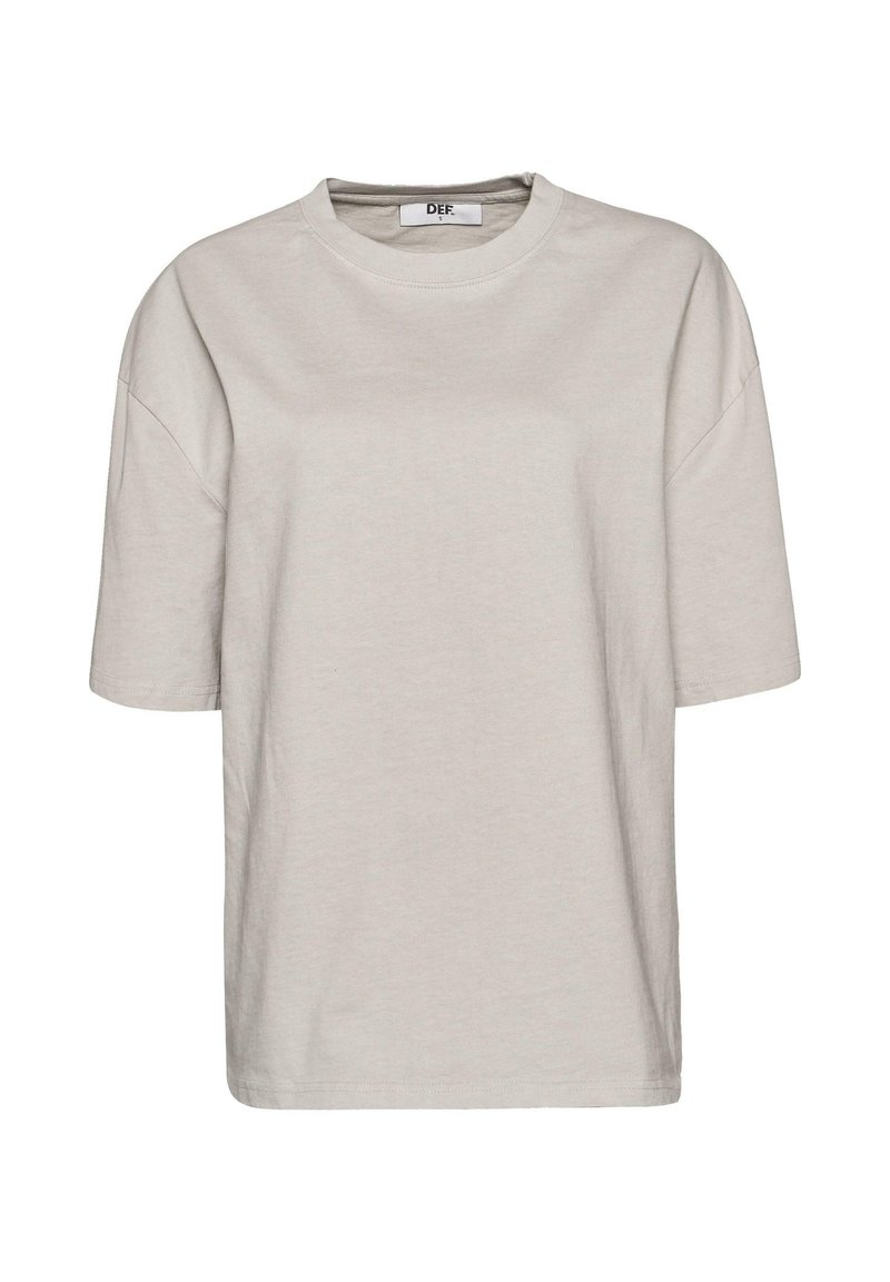 Dames Sale Zalando T Shirt Dames DEF ESSENTIAL Basic T-shirt Grey