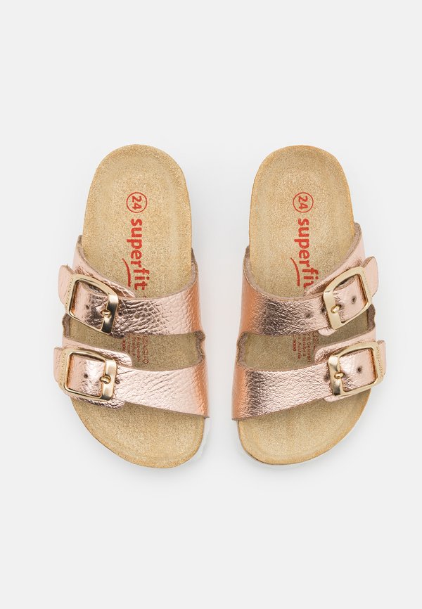 FUSSBETTPANTOFFEL SANDALS - Slippers - bronze2