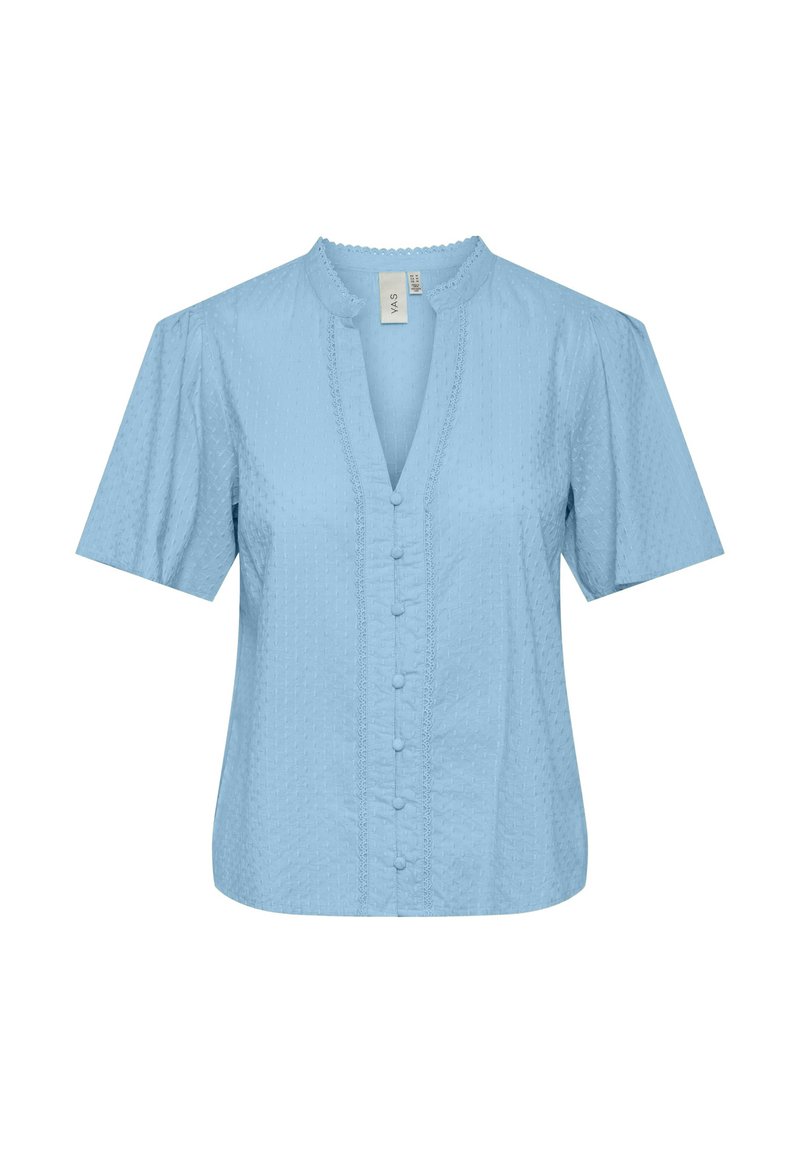 YAS Overhemdblouse lichtblauw YAS Overhemdblouse lichtblauw