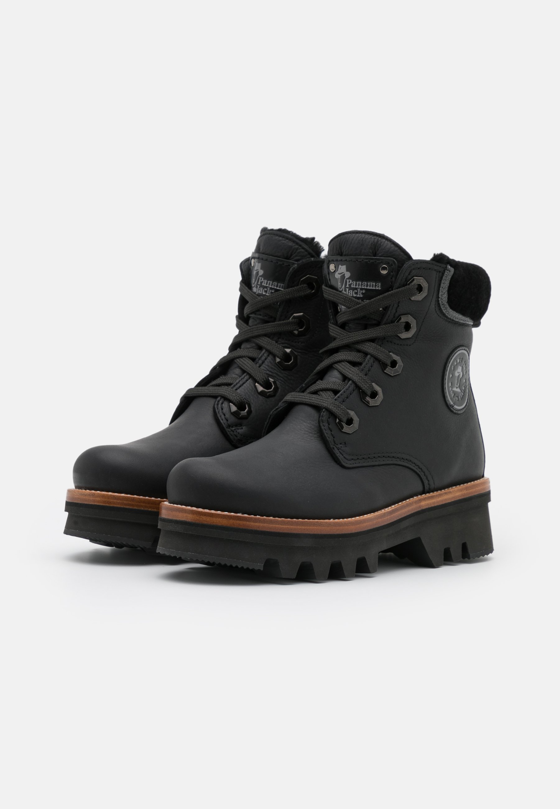 Panama Jack MUNSTER IGLOO - Botines con cordones - black/negro - Zalando.es