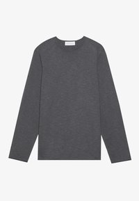 LINEN MIX - Pullover - asphalt